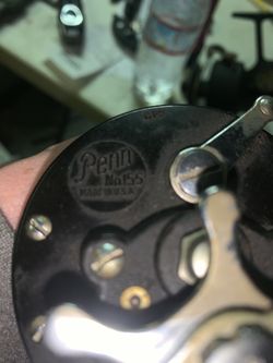 Vintage fishing reel made by Penn
