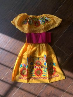 Vestido De Niña Bordado