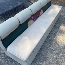 Pontoon Boat Bench Seat And Captains Chairs