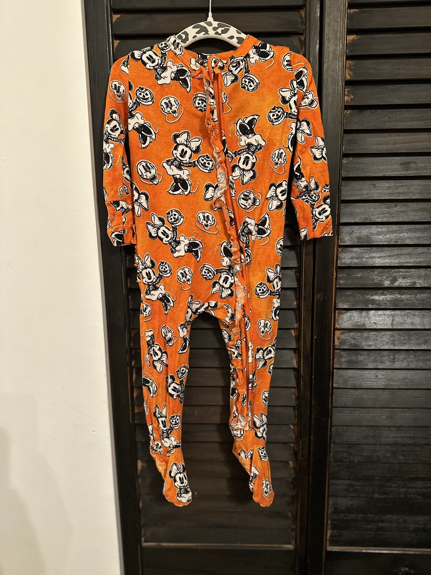 Posh Peanut Disney Minnie Halloween Glow in the Dark Convertible One Piece