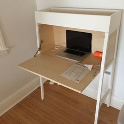 IKEA DESK Fold Out With Monitor Mount