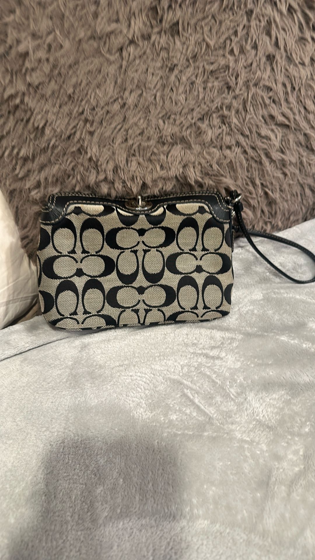 Coach Signature Wristlet