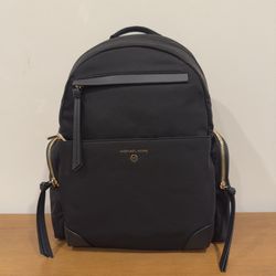 Michael Kors - Prescott Large Backpack - Black/Gold Tone Hardware **Brand New**