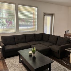 Dark Gray Sectional Couch