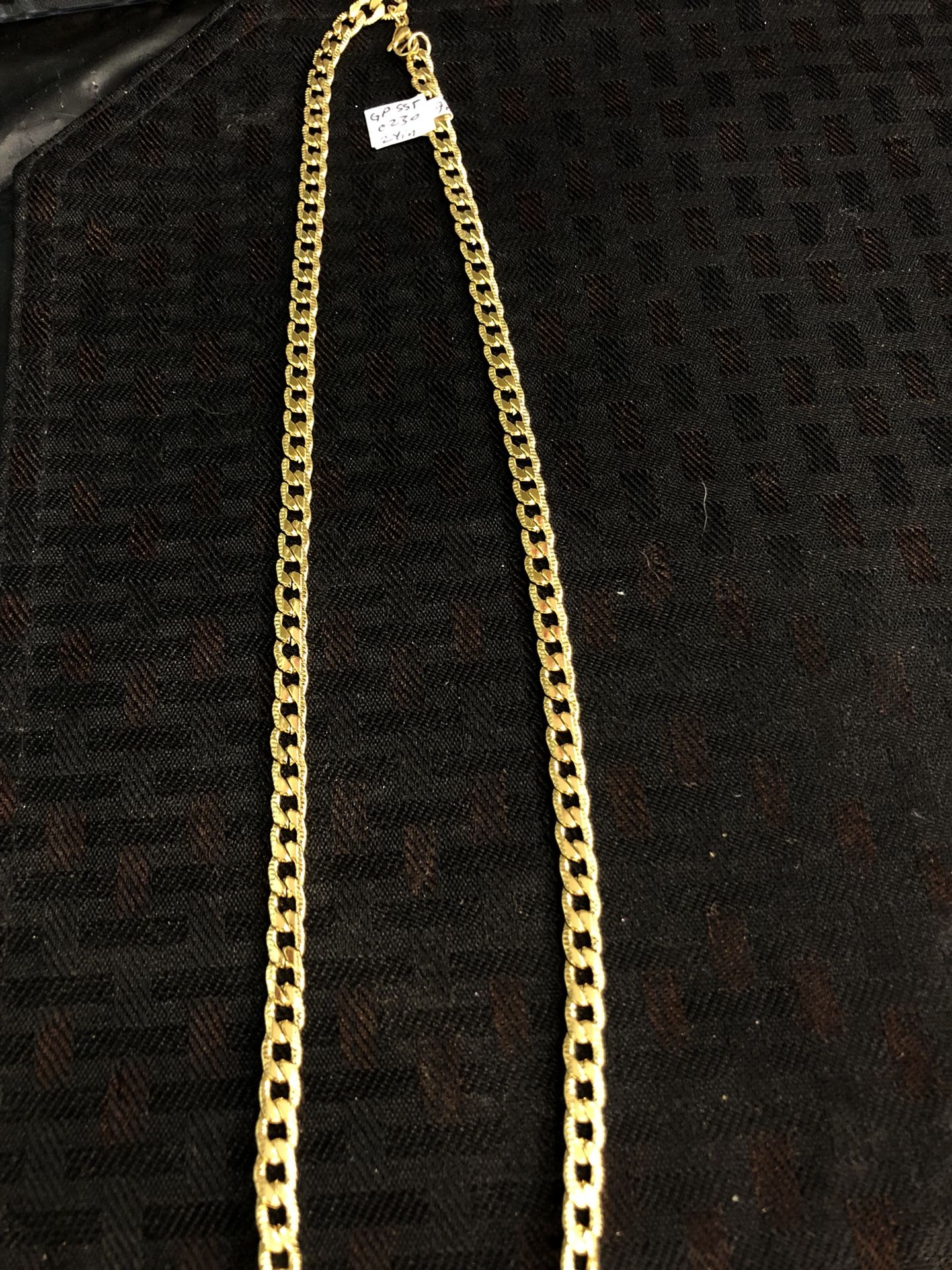 Gold plated stainless steel necklaces