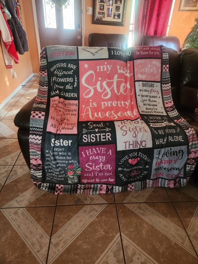 Pink Sisters Blankets
