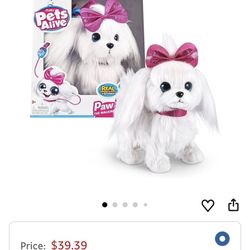 Pets Alive Lil' Paw The Walking Puppy by ZURU Interactive Dog 