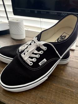 Vans Authentic Black and White Sneakers