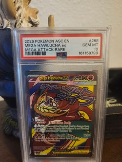 PSA 10 Mega Hawlucha ex Mega Attack Rare #268
