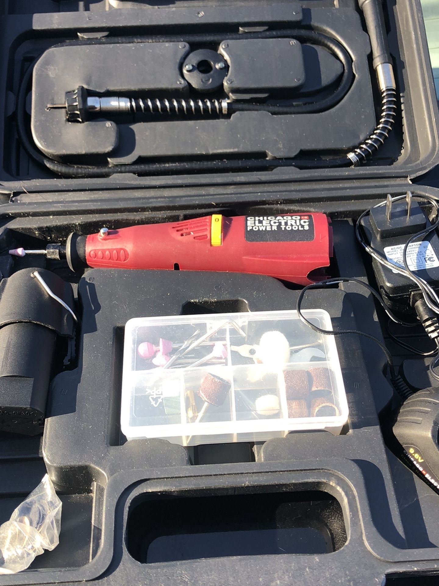 Power Tool Cordless Drimmel With Batteries 9.6 V