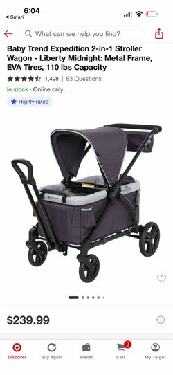 Baby trend is expedition 2in1 stroller wagon !
