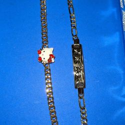 bracelets for boy and girl.  good quality gold plate.  14 and 18kt the price is for each one