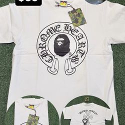 BAPE x chrome hearts t shirt