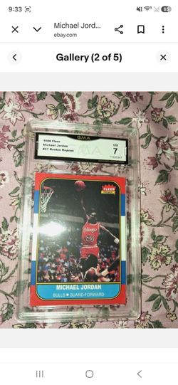 Michael Jordan rookie reprint