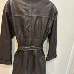 Women’s leather coat