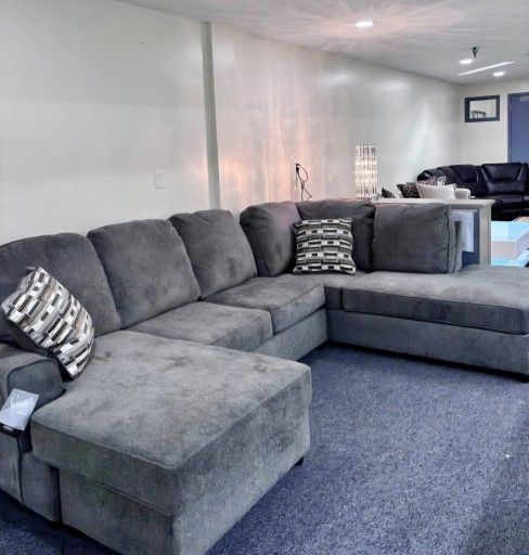 Ballinasloe Smoke Sectional $10 Down Payment And Financing Available