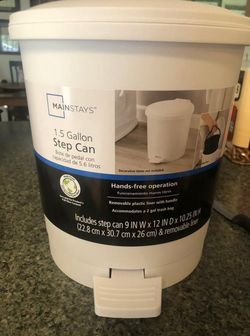 1.5 Gallon Step Trash Can