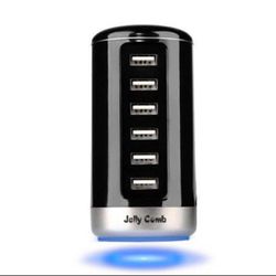 Jelly Comb USB Charger Universal 6-Port Desktop USB Hub Charging Station
