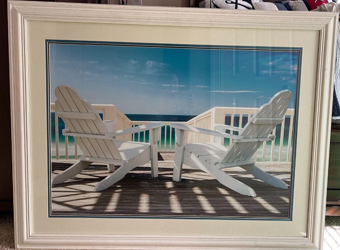 Large framed picture