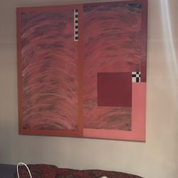 Large Abstract Painting 48 X 48