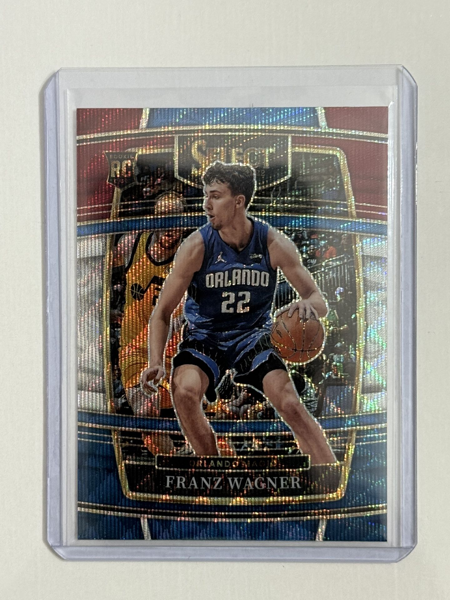 2021-22 Panini Select Concourse Tri-Color Wave Prizm #15 Franz Wagner RC