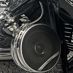 Motorcycle Chrome Speaker Pods
