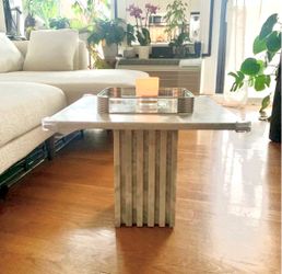 CB2 Marble White Coffee/Side Table