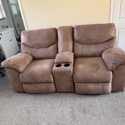 Love seat recliner
