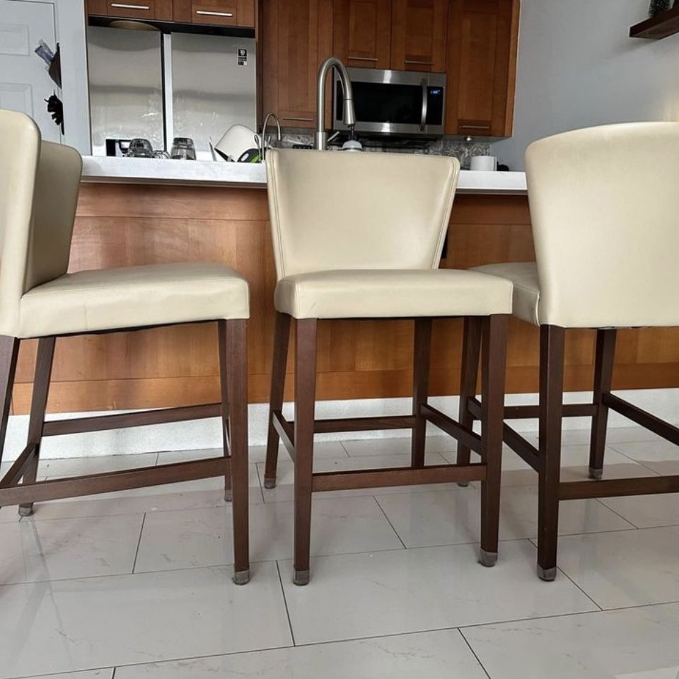 Counter Bar Stools - Crema Crate&Barrel