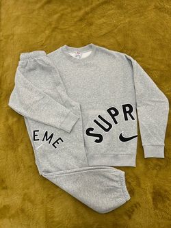 Supreme x Nike Crewneck Sweatsuit Set