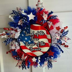 4th Of July Wreath 