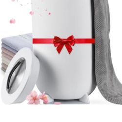 Landeagle Towel Warmers, Hot Towel Warmers for Bathroom with Aroma Tray, 35L Luxury Towel Warmer Bucket with Auto Shut Off, Built-in Timer for 15-60 M