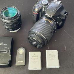 Nikon D3300, 18-55 & 55-200 Kit Lenses