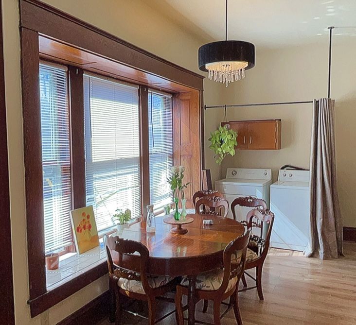 Antique Table And Chairs - With Extension
