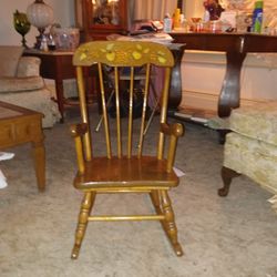 Children's Vintage Rocking Chair Amish Made 1800 Excellent Condition 275 Or Best Offer Call (contact info removed) For More Information Or Email