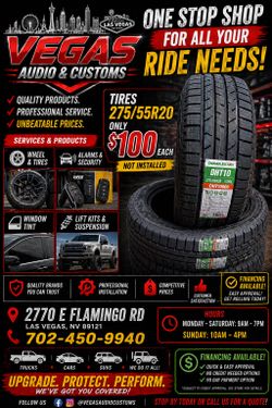 275-55-20!! BRAND NEW TIRES !! DOUBLE STAR!