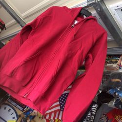 Zipp Up Sweatshirt Hoodie Size Adult S