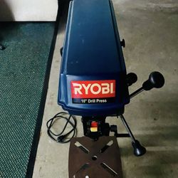 Ryobi DP101 10" Bench Drill Press. Lightly… USED TWO TIMES…