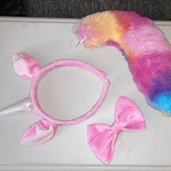 Pink Rainbow Unicorn (obo)