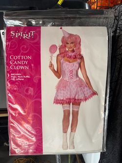 Cotton Candy Clown - adult medium - New