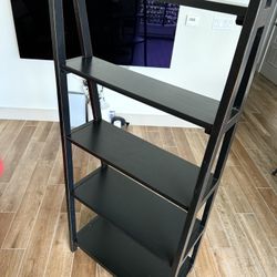 Wooden Angled Shelf Cabinet 
