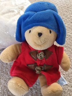 Paddington Plush Bear and Terry Fitted Crib Sheet