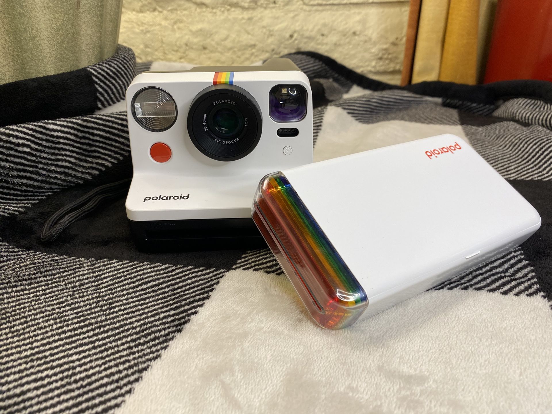 Polaroid camera and printer bundle