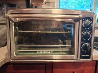 ✨ 🍕 Farberware Convection Toaster Oven - Stainless Steel (Clean & Tested!) 🍕