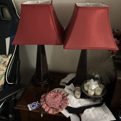 Two Table Lamps For Sale 