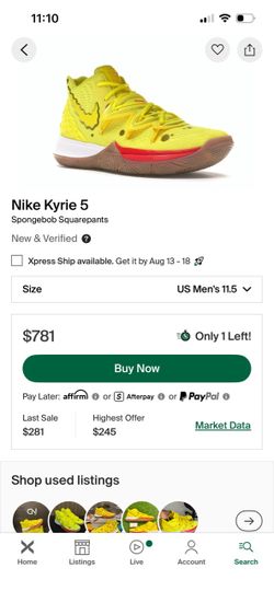 kyrie 5 (size 11.5 men’s)