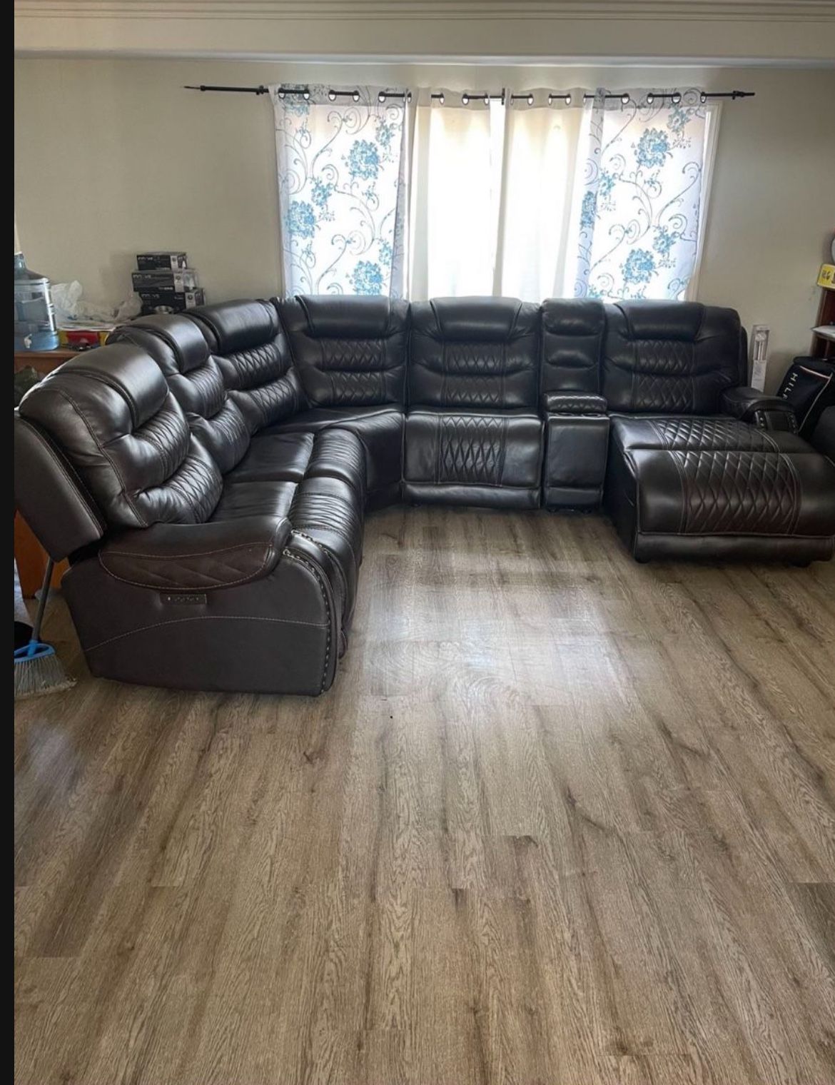 Sofa Living Room Set Leather