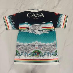 Casablanca Button Sleeve Shirt Knitwear Silk Fabric Shirt New Season Any Colors 