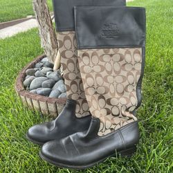 Coach Boots Size 9