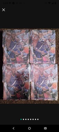 4 Packs of Fleer 1995-96 Flair NBA Basketball Series 1. 4 Sealed Packs Find Jordan inserts, KG Rookie. Buy 3 Packs -4th Pack FREE. ONLY $150.